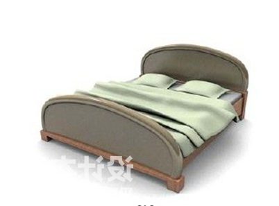Bettmöbel gebogen zurück geformt