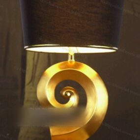 Lampe de table Meuble sur pied stylisé modèle 3D