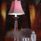 Home Purple Table Lamp