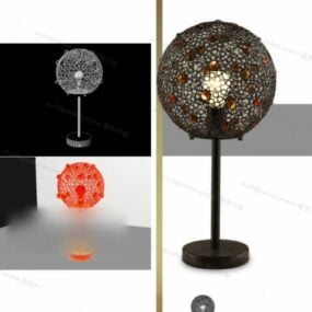 Dish Shaped Decorative Lamp 3d model
