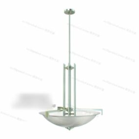 Glass Pendant Lamp 3d model