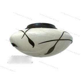 Simple Vase Pot Porcelain Material 3d model