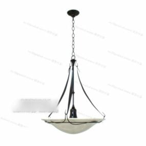 Ceiling Lamp Hanging Bowl Shaped 3d model