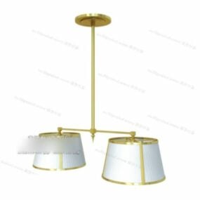 Kitchen Brass Ceiling Lamp 3d model