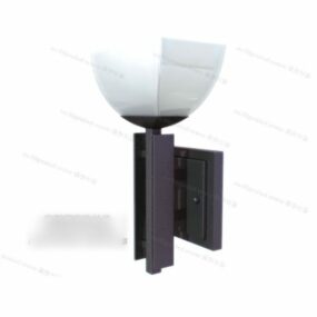 White Shade Lamp 3d model