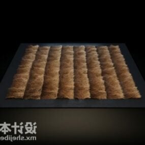 Хутряний килим V1 3d модель