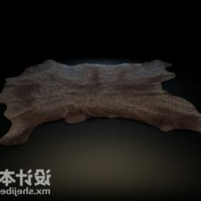 動物の皮の敷物3Dモデル