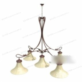 Vintage Chandelier Lamp 3d model