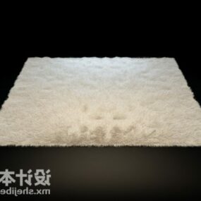 Хутряний килим 3d модель меблів