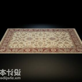 Rectangular Carpet Antique Style 3d model