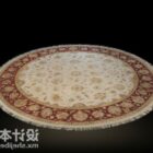 Round Carpet Antique Style
