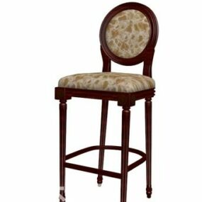 Victorian Antique Bar Chair 3d model