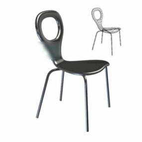 Outdoor Simple Metal Chair 3d model