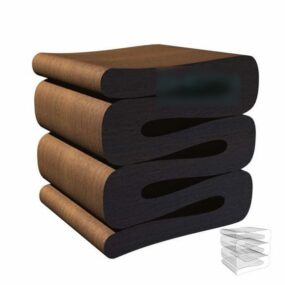 Modernism Shaped Coffee Table 3d model