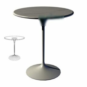 Plastic Round Coffee Table 3d model