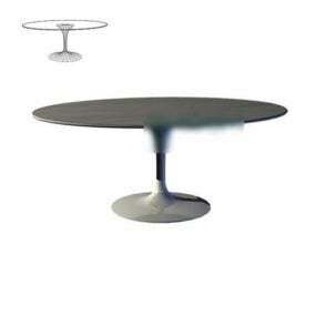 모더니즘 라운드 커피 테이블 3d 모델