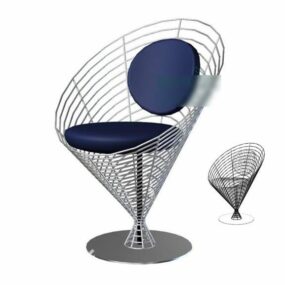 Modernism Frame Style Chair 3d model