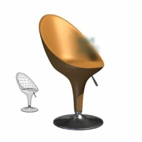 Bar Sandalyesi Modernizm Tarzı 3D model