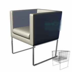 Modern Cube Armchair 3d model