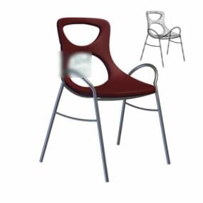 Modernism Office Chair With Hole On Back 3d model
