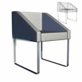 3д модель консольного кресла, кофейной мебели