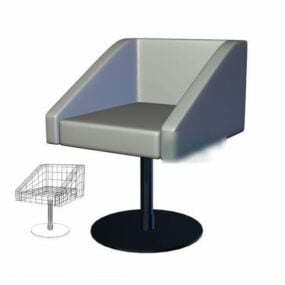 Fotel salonowy w kształcie trójkąta Model 3D