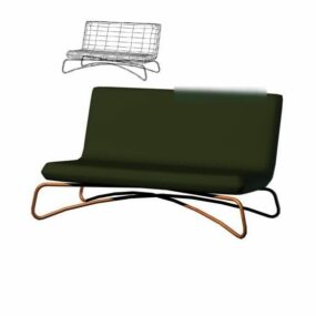 现代无臂沙发V1 3d模型