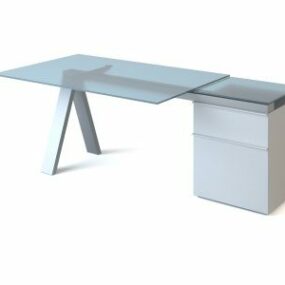 Modern Work Table 3d model