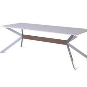 Modern Coffee Table With Minimalist Legs 3d model