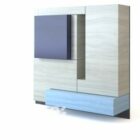 White Office Cabinet Modern Style