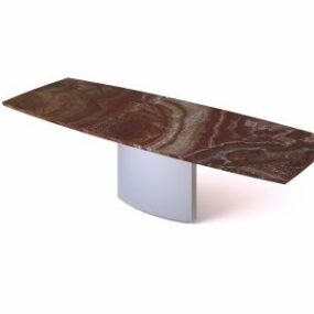 Marble Top Office Table 3d model
