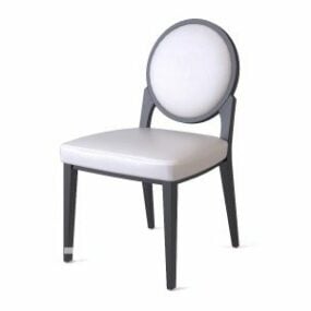 Elegant Retro Restaurant Chair 3d model