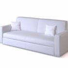 Double Sofa White Color