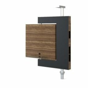 Badskåp modern stil 3d-modell
