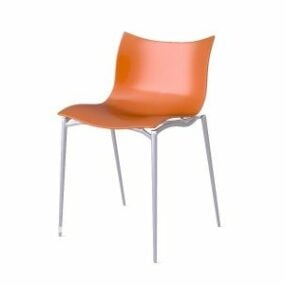 Plast Back Office Chair 3d-modell