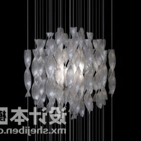 Decorative Glass Ceiling Lamp 3d model