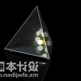 Trójkątna lampa wisząca Model 3D