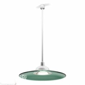 Ceiling Lamp Dish Shaped 3d model