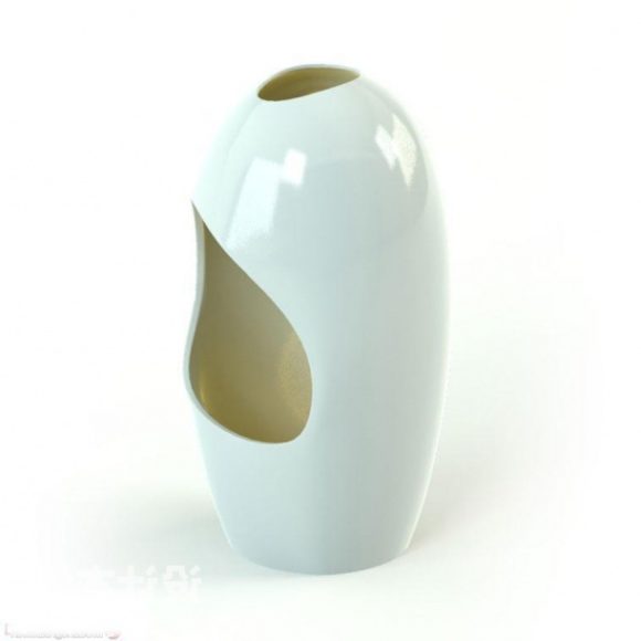 Lampe en forme de vase en céramique