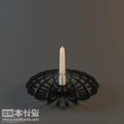 Basket Stand Candle Lamp
