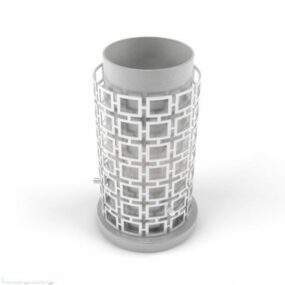 Pattern Cylinder Table Lamp 3d model