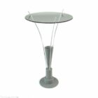 Round Dish Shade Table Lamp