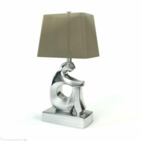 Sculpture Base Table Lamp 3d model