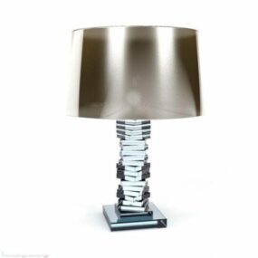 Table Lamp Gold Shade 3d model