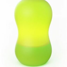 Lámpara de sombra verde modelo 3d