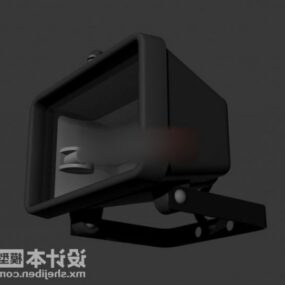 Black Studio Lamp 3d model