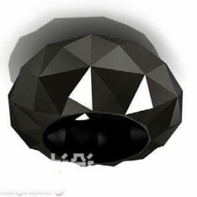 Pendellampe diamantformet 3d-modell