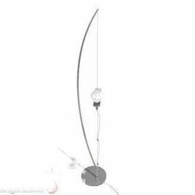 Floor Lamp Curved Shaped 3d model