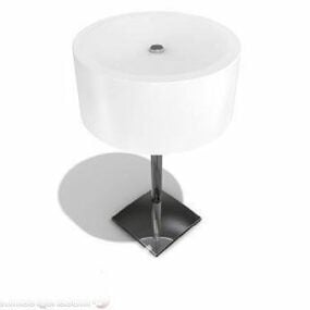 Table Lamp White Shade 3d model