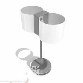 Modernism Table Lamp With Round Shade 3d model